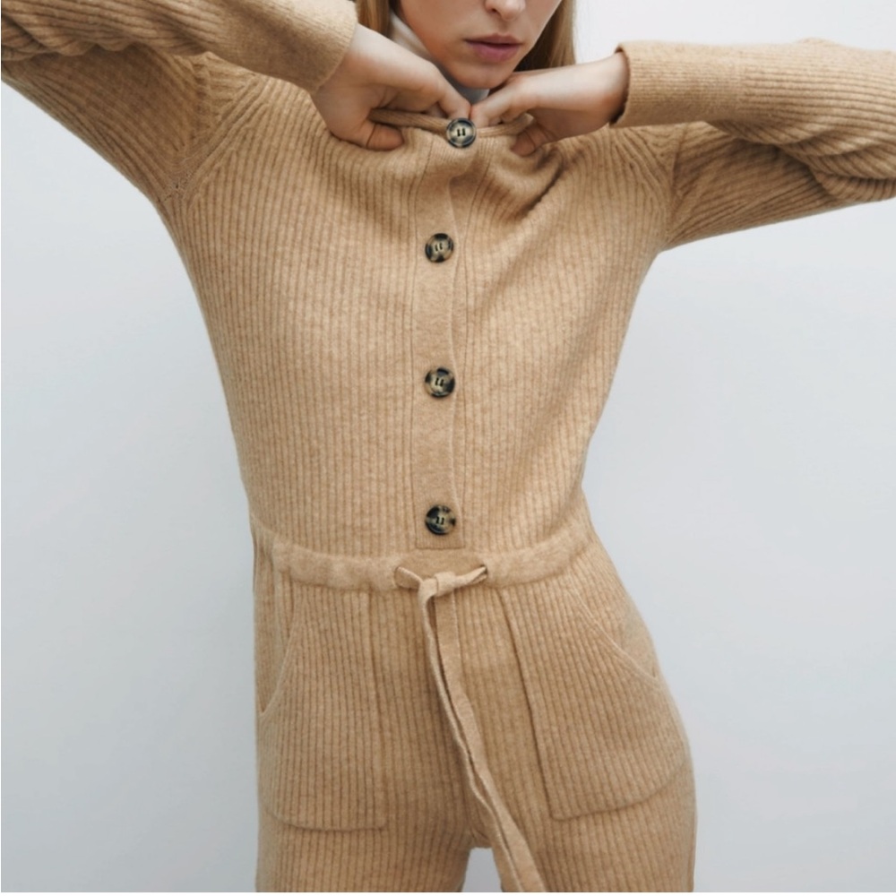 Zara Hooded Knit Romper